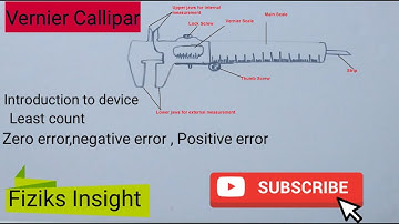 II Vernier Caliper II Introduction II Least Count II Practical