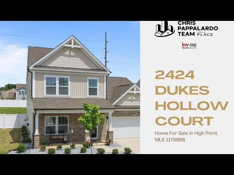 2424 Dukes Hollow Court, High Point, NC home video tour