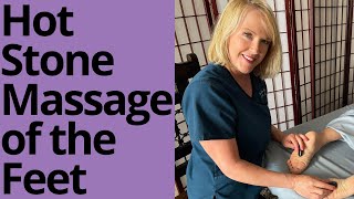 HOT STONE MASSAGE OF THE FEET