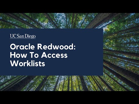 Oracle Redwood: How to Access Worklists