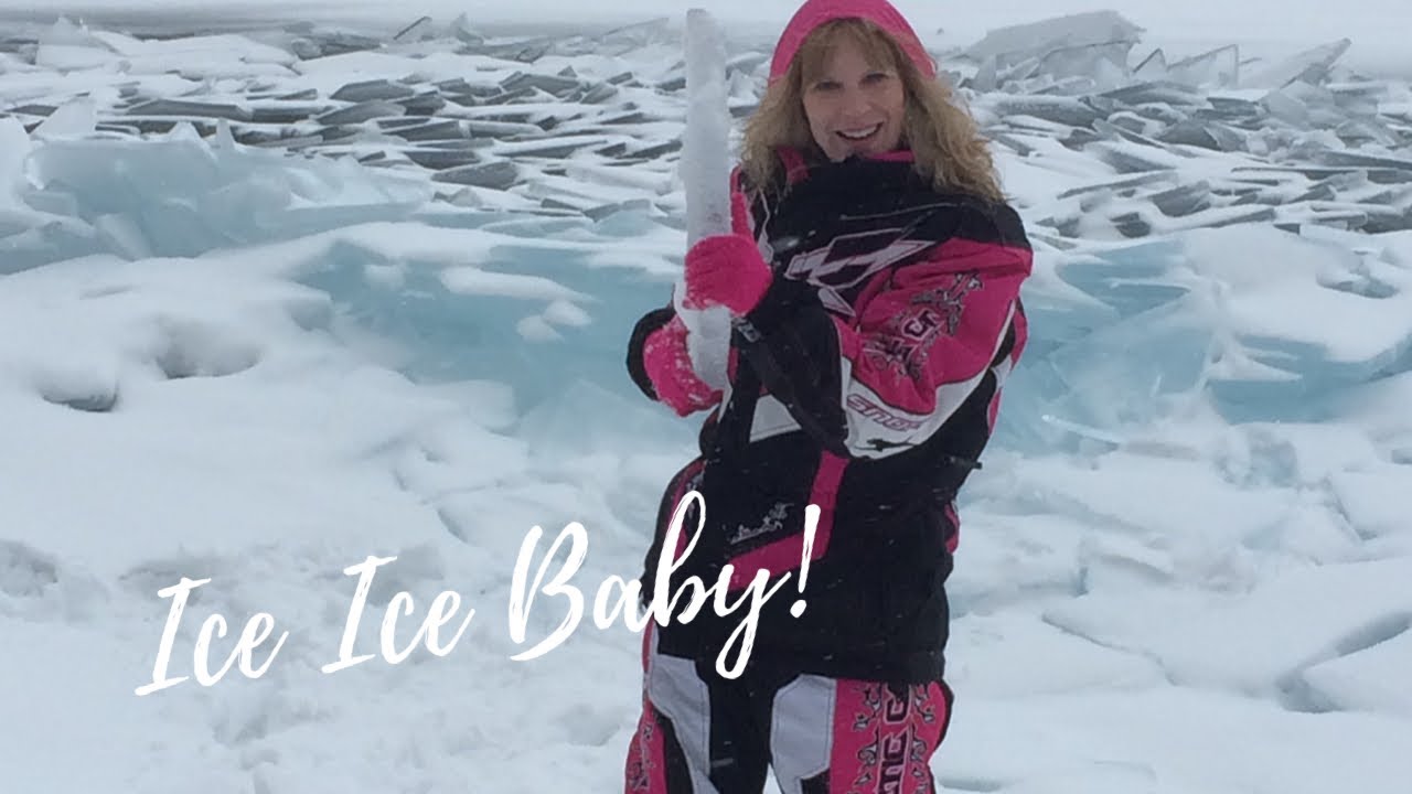 BLUE ICE SLABS | A Lake Superior Phenomenon | Keweenaw Peninsula