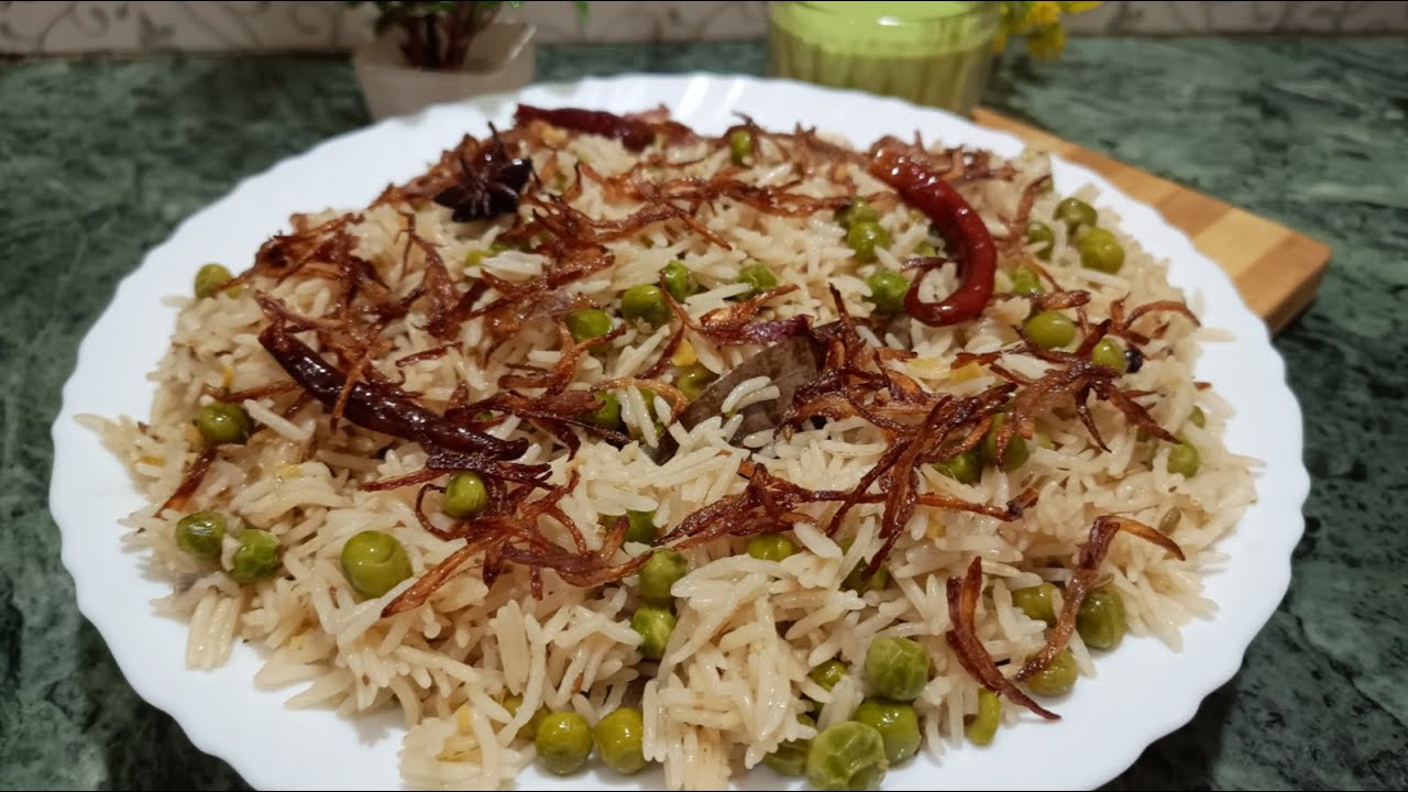 Khade Masale Ka Simple Matar Pulao Best Green Peas Pulao Recipe khade-masale-ka-simple-matar-pulao-best-green-peas-pulao-recipe