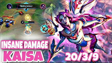 Wild Rift KAISA | KAISA INSANE DAMAGE AND OUTPLAYED SEASON 7 |GAMEPLAY| #kaisa #wildrift