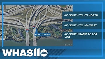I-65 south ramps closed this weekend for safety upgrades in Louisville