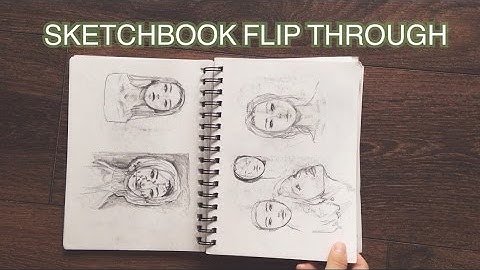 sketchbook flip through 2015/2016 [part 1/2]