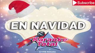 En Navidad - Rosana - Karaoke Con Coros - YouTube