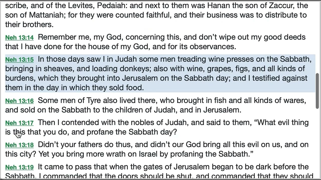 Nehemiah 13 Explained