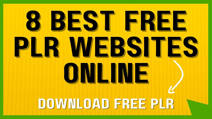 8 Best FREE PLR Websites Online | Download Free PLR Products & Sell | Secret Methods