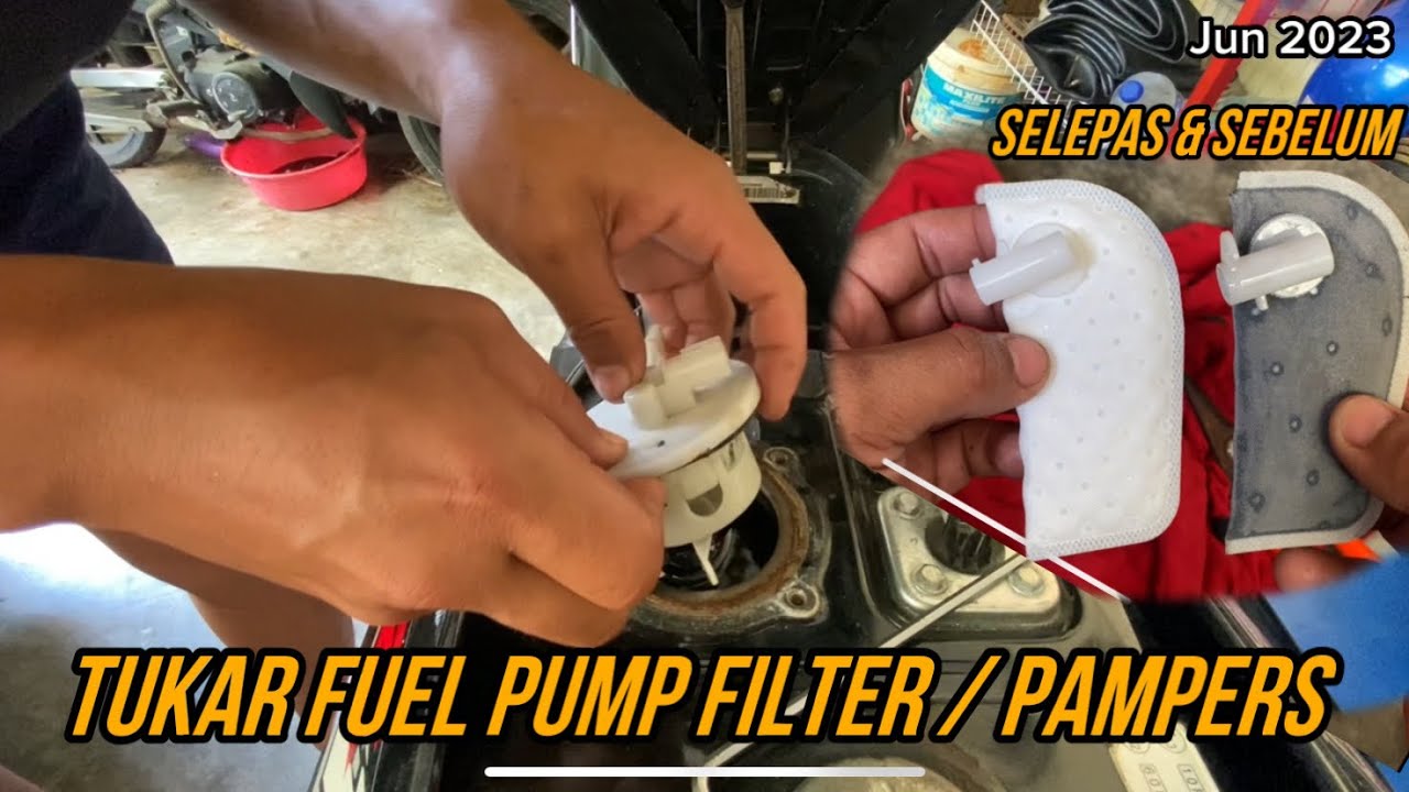 TUKAR FUEL PUMP FILTER YAMAHA LAGENDA SRL 115 FI YouTube