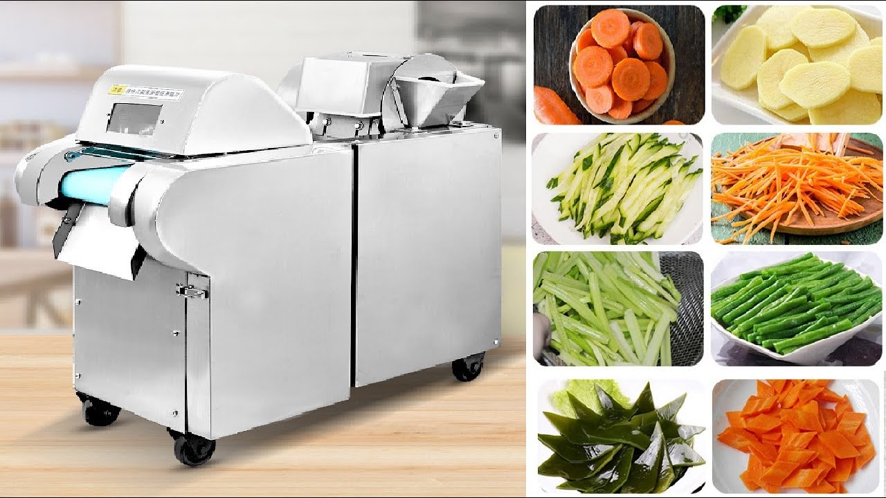 Newhai 3 in 1 Commercial Vegetable Dicer Electric Vegetable Slicer Shredder  Automatic Potato Onion Carrot Dicing Cube Cutting Machine Vegetable