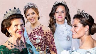 Noble Exchange: Swedish and Danish Royals Share Glittering Dinner Banquet