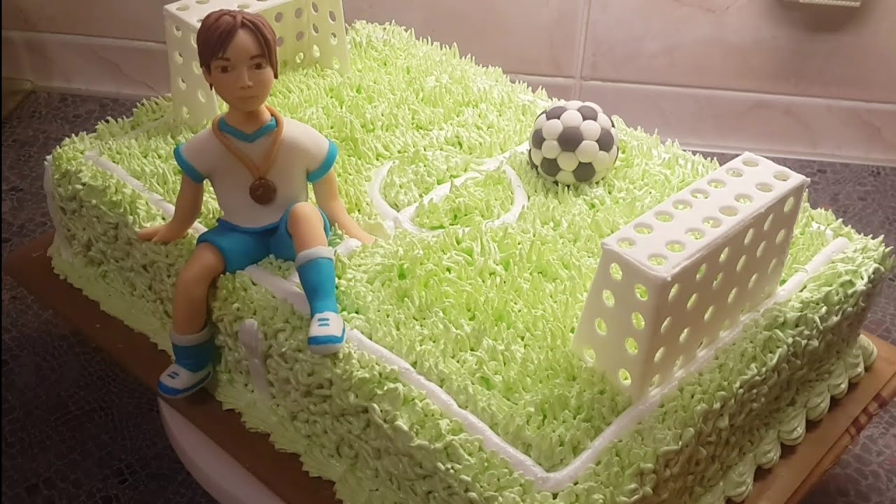 Торт футбольное поле