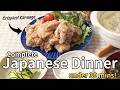 Complete Japanese Dinner in 30 Minutes | Crispy Karaage, Rice, Miso Soup & Shio-momi