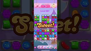 Candy Crush Saga level 987 - with 1 FREE Booster #candycurshsaga Candy Crush Saga level 987 - with 1 FREE Booster #candycurshsaga