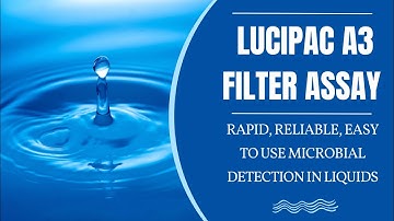 LuciPac A3 Filter Assay | Training video | Microbial detection in liquids | Monitor industrial water