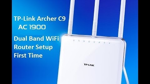 TP Link Archer C9 Dual Band 1900Mbps WiFi Router Setup
