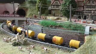 Modelspoorbaan N-spoor Jef Wisse deel 4, Feldsee haven, Feldsee harbour, Feldsee Hafen.