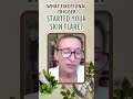 What emotional trigger started your skin flare...