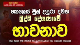 කෙලෙස් මුල් උදුරාදමන බුද්ධ දේශණාවේ 'භාවනාව‘ | අති පූජනීය සිරිධම්මාලංකාර මහ තෙරුන් වහන්සේ screenshot 4