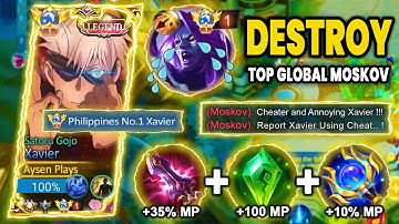 HOW TO ONE SHOT META HEROES IN SOLO RANKED WITH HERO XAVIER 😱 | XAVIER BEST BUILD AND EMBLEM | MLBB