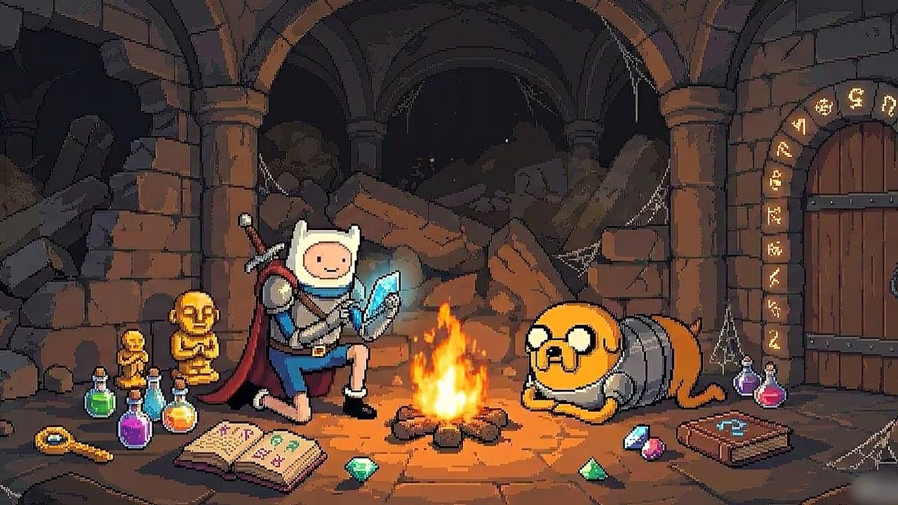 Rest and Count Your Treasure…Finn & Jake will keep you safe