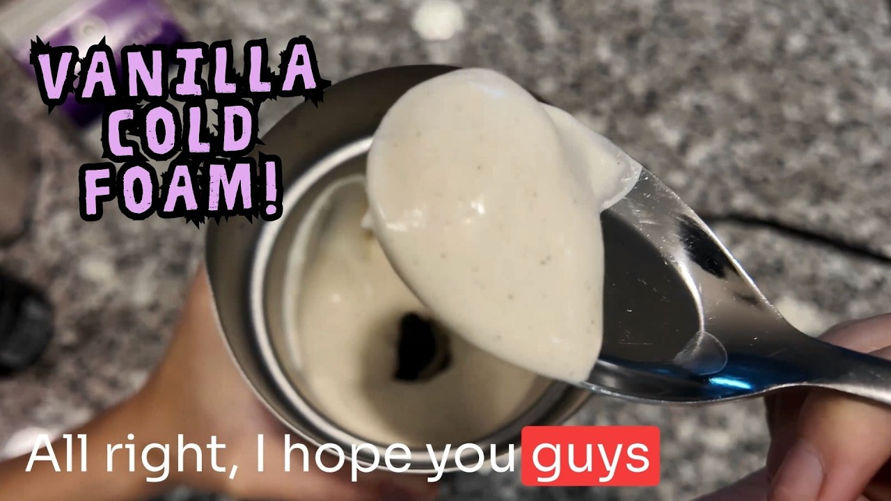 vanilla cold foam