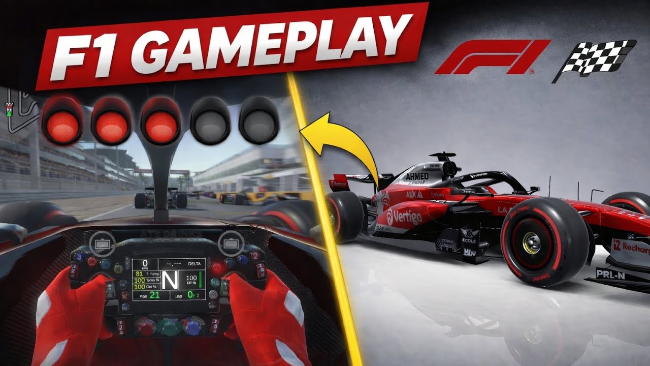 F1-RACING GAMEPLAY 🔥🏁 Driving f1 with full speed live accident 😬