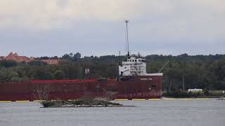 Stewart J Cort - Arriving in Sault Ste Marie, MI at Mission Point with 2 salutes 09.27.22