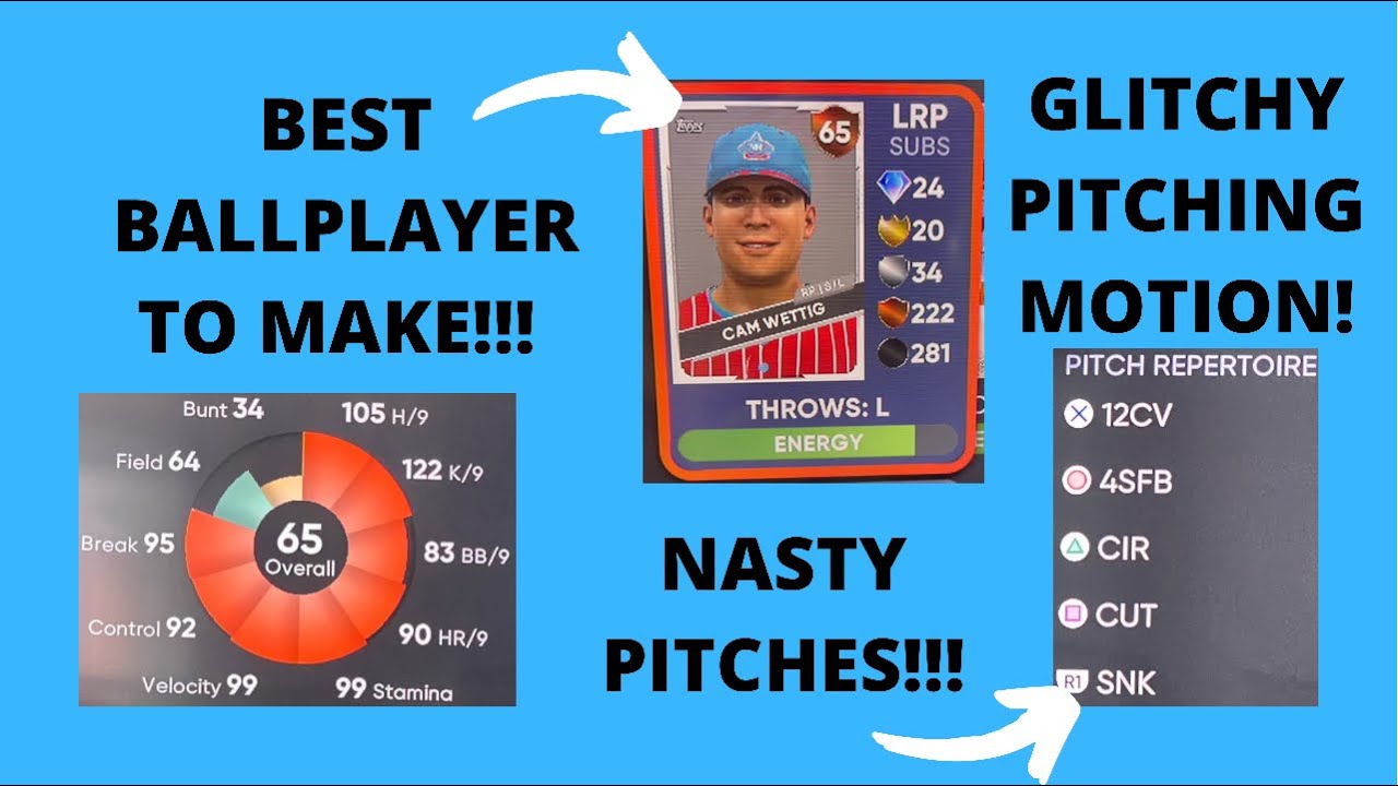 Mlb The Show 21 - Best Ballplayer You Can Make!!! Glitchy Pitching Motion \U0026 Pitches!