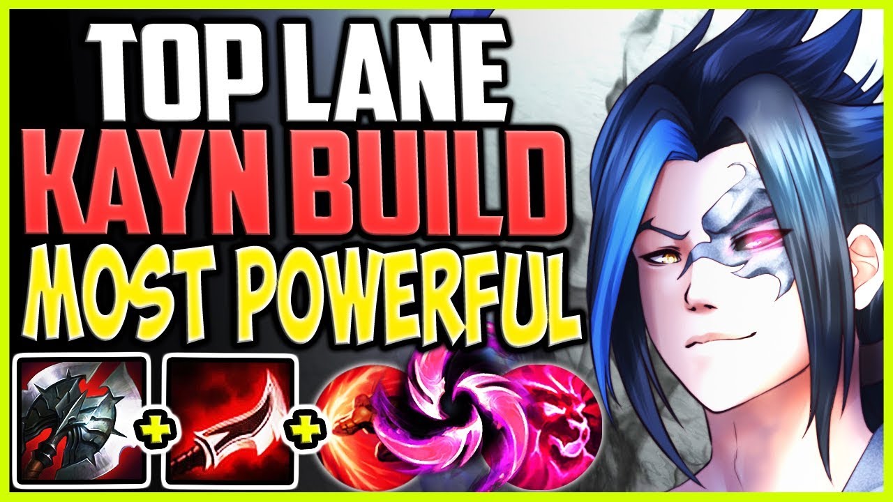 TOP LANE KAYN BUILD! MOST POWERFUL CHAMPION EVER! TOP AD Kayn vs Kled