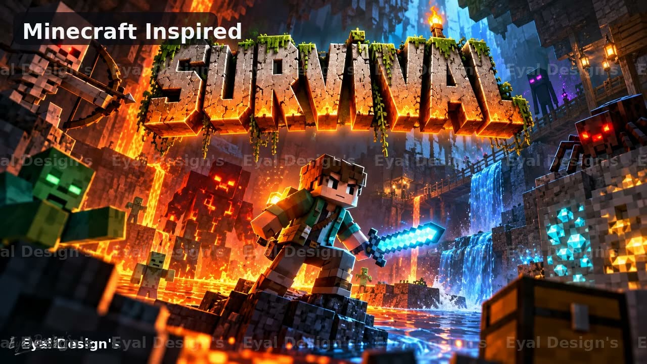 Eyal Design's | Minecraft Thumbnail Design Portfolio