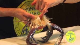 How to prepare a Blue Swimmer Crab for cooking