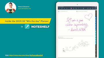 Inside the 2019/2020 Monthly, Weekly & Daily SCHEDULE Digital Planner using Noteshelf 2
