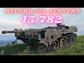 Serveurs absolute record all 15782 dgts sur strv 103b world of tanks
