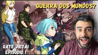 QUE TIPO DE ISEKAI É ESSE? - GATE JIETAI - EPISÓDIO 1 REACTION #membros 