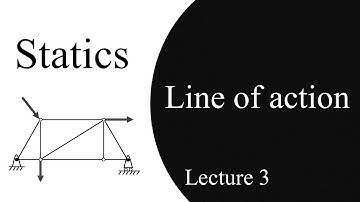 Statics - Lecture 3: Line of action for force vectors