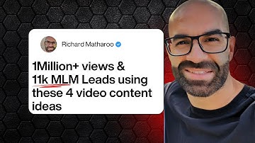 Network Marketing Video Content Ideas