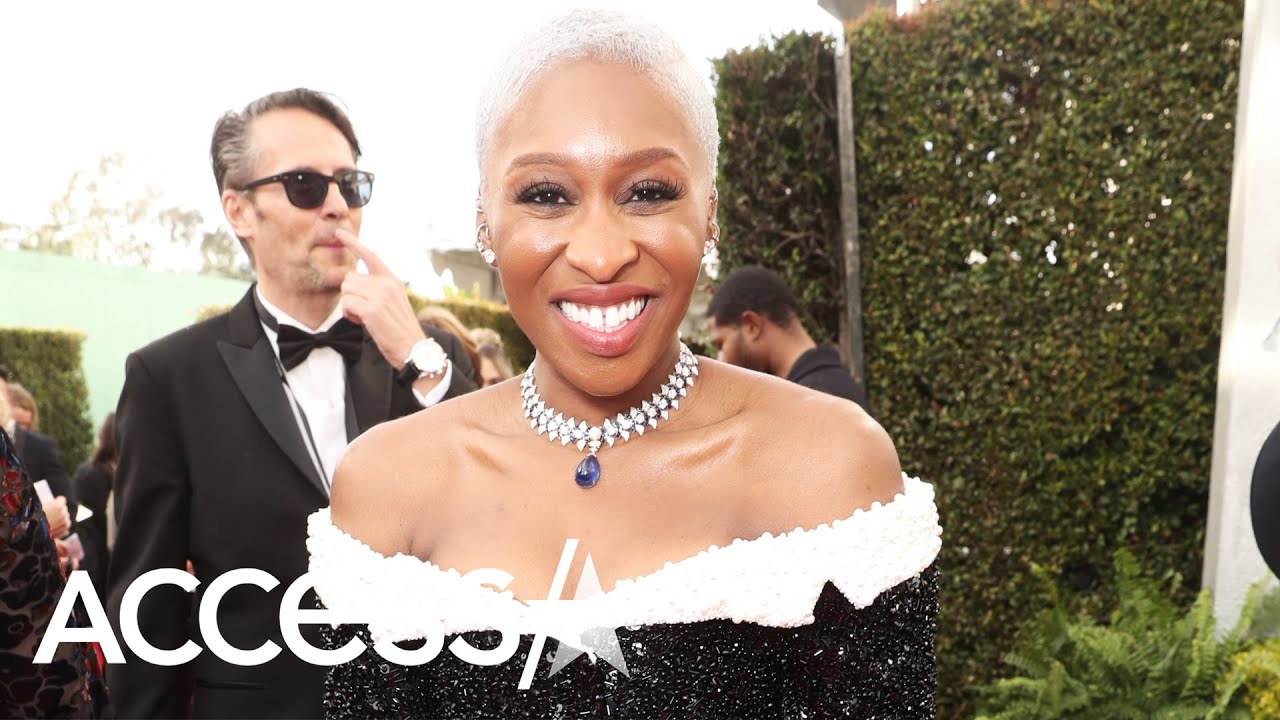 Cynthia Erivo Has 'Few Million Dollars' Of Jewels On Golden Globe Gown That 'Took 800 Hours' To Make
