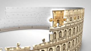 Ravensburger - 3D Puzzle Colosseo Night Edition con Luce, Roma
