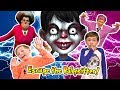 Scary Child Escapes the Babysitter with Granny and Miss T (Kids Skit)