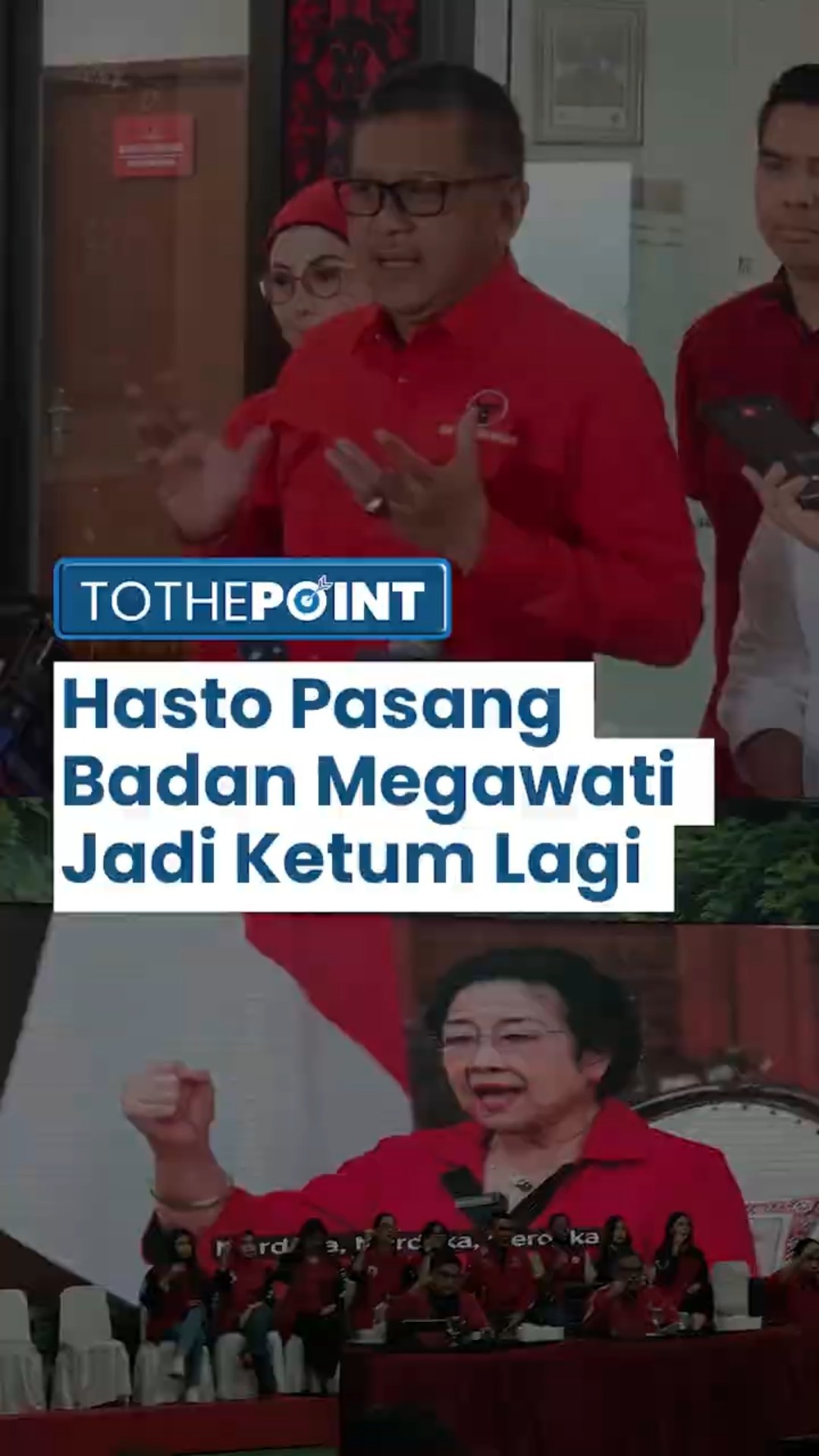 HUT ke-52 PDIP: Hasto Pasang Badan Megawati Jadi Ketum Lagi, Ulang Tahun Partai atau Drama Politik?