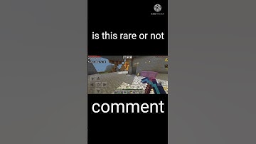 is this rare or not comment 🤔 #shorts  #shortviralvideo #minecraft #raremobminecraft