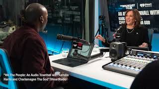 Kamala Harris defends record of helping Black voters live from Detroit radio station