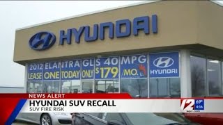 Hyundai recalls SUVs for fire risk in computer