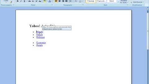 Supprimer un lien puis tous les liens hypertexte présents dans une page d