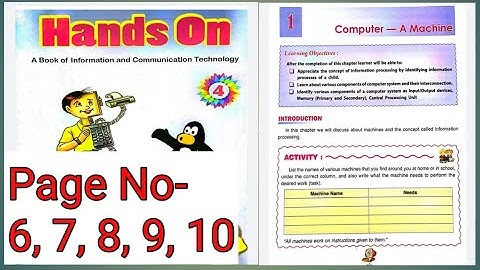 Class-4 Computer A Machine🔥Computer  DAV Chapter 1🔥Class 4 Computer dav Page No- 6, 7, 8, 9, 10