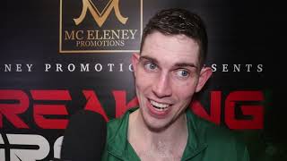 THOMAS OTOOLE AFTER A DREAM HOMECOMING SHOW IN GALWAY WITH MCELENEY PROMOTIONS