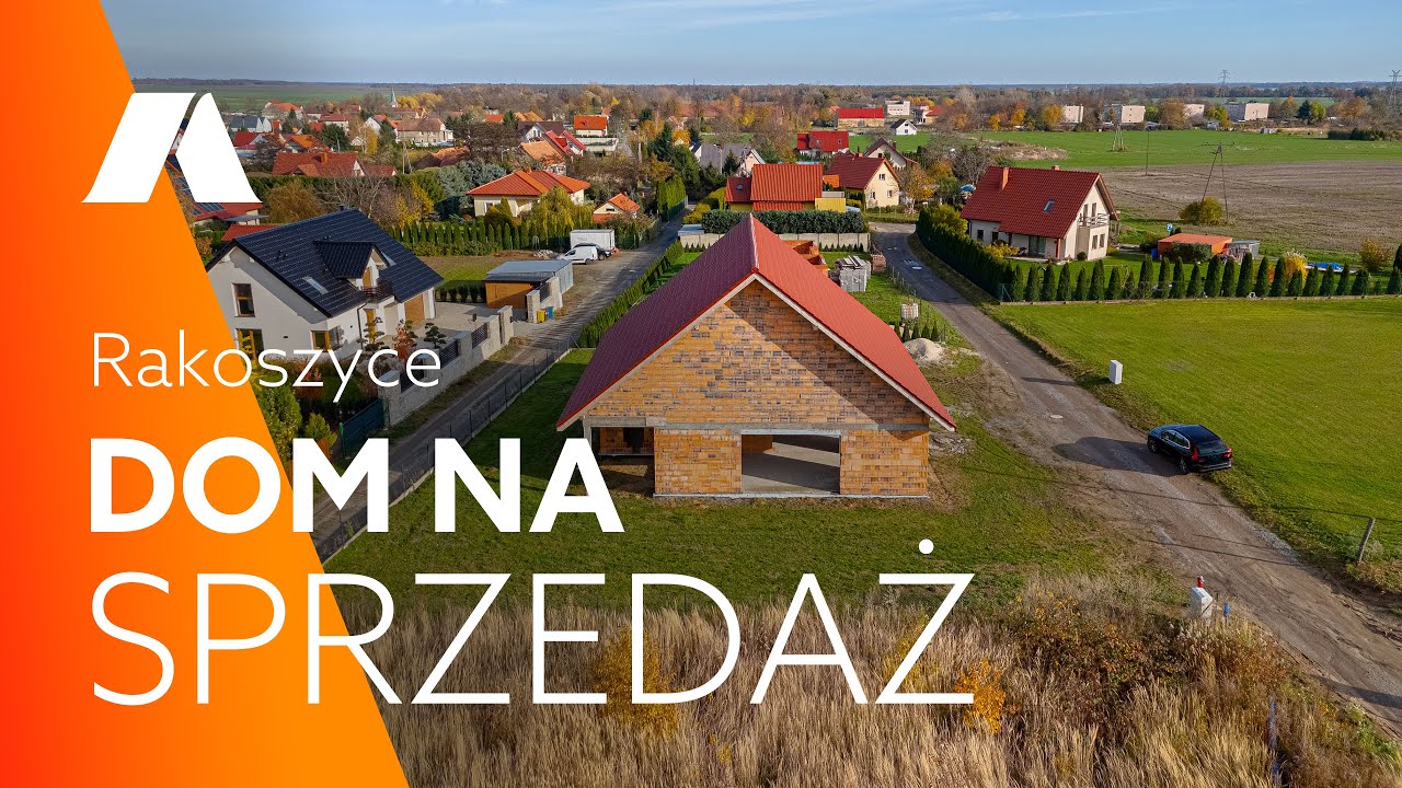 Rakoszyce gm. Środa Śląska. Dom w budowie z widokiem na Ślężę!