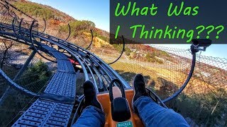 Riding The LONGEST Mountain Coaster In America  Smoky Mountain Alpine Coaster (Pigeon Forge)