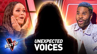 UNEXPECTED VOICES leaving the Coaches in SHOCK on The Voice 2023 | Top 10